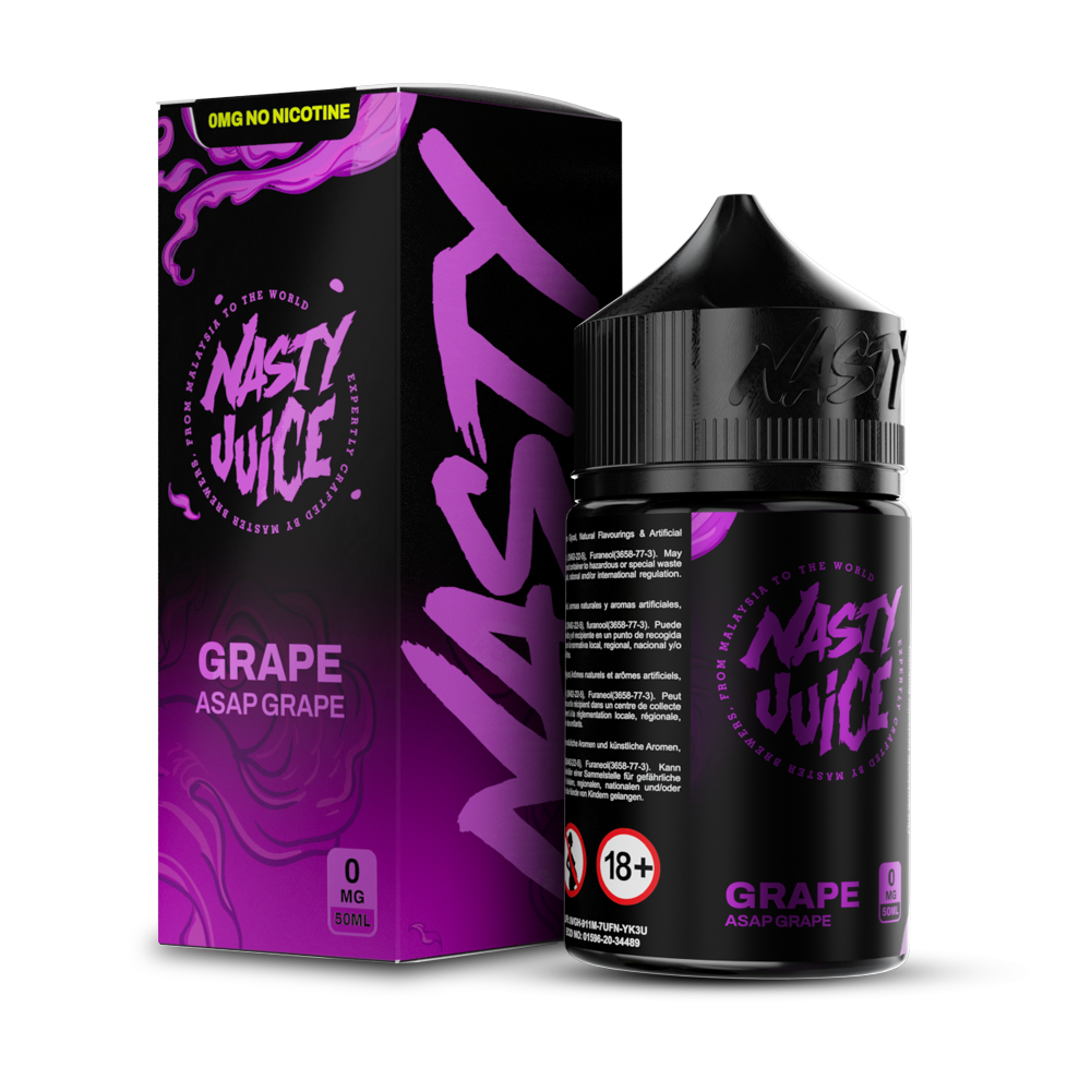 ASAP grape Nasty 50ml Vape Shop Belper, Derby, Ripley