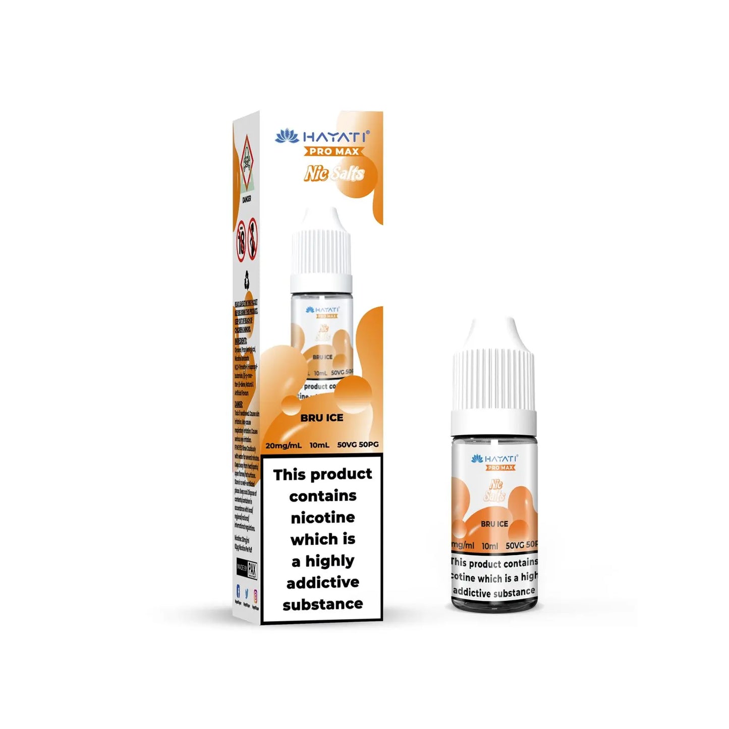 Hayati E-Liquid - Bru Ice - 20mg Vape Shop Belper, Derby, Ripley