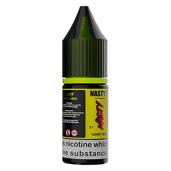 Nasty E-Liquid - Gummy Bear - 10mg Vape Shop Belper, Derby, Ripley