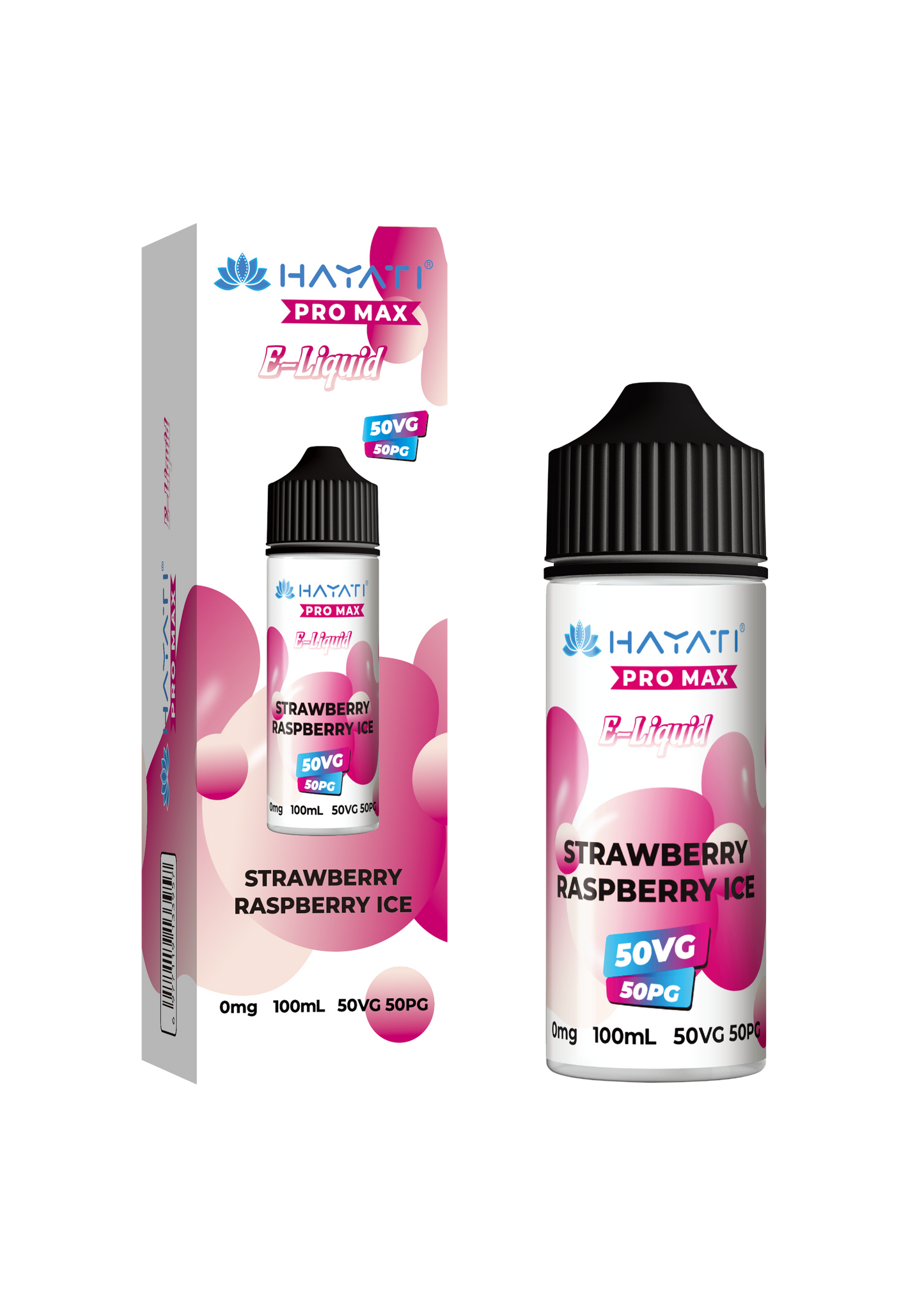 Hayati 50/50 E-Liquid - Strawberry Raspberry Ice Vape Shop Belper, Derby, Ripley