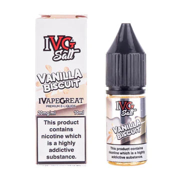 IVG E-Liquid - Vanilla Biscuit - 20mg Vape Shop Belper, Derby, Ripley