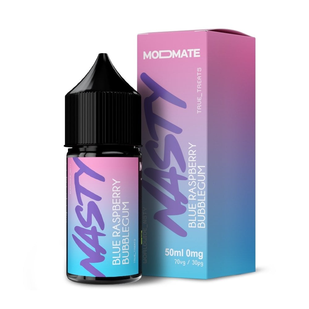 Blue raspberry bubblegum Nasty 50ml Vape Shop Belper, Derby, Ripley