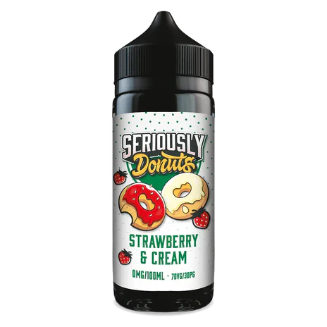 Seriously Shortfill - Strawberry & Cream - 100ml Vape Shop Belper, Derby, Ripley