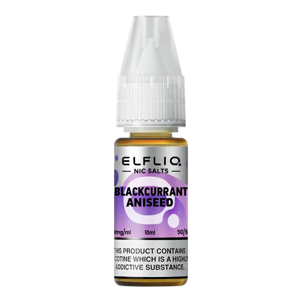 Elfliq E-Liquid - Blackcurrant Aniseed - 10mg Vape Shop Belper, Derby, Ripley