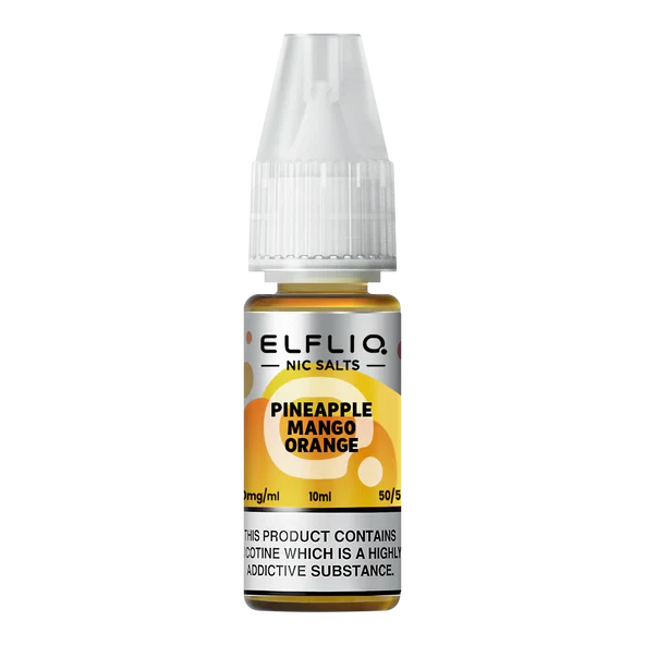 Elfliq E-Liquid - Pineapple Mango Orange - 10mg Vape Shop Belper, Derby, Ripley