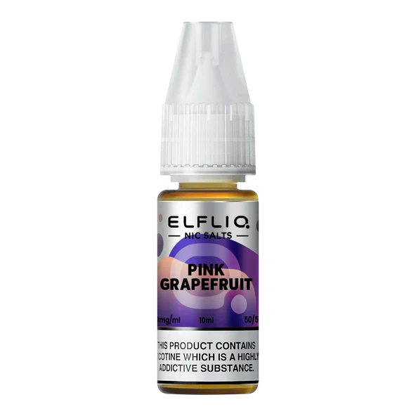 Elfliq E-Liquid - Pink Grapefruit - 10mg Vape Shop Belper, Derby, Ripley