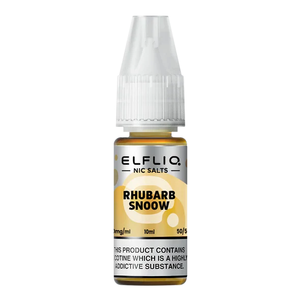 Elfliq E-Liquid - Rhubarb Snoow - 10mg Vape Shop Belper, Derby, Ripley