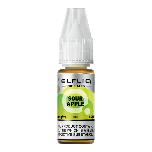 Elfliq E-Liquid - Sour Apple - 20mg Vape Shop Belper, Derby, Ripley