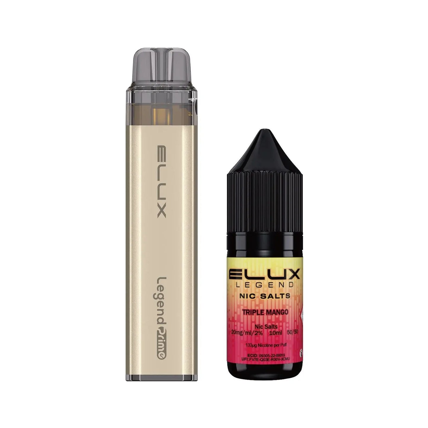 Elux Elux Legend Prime 5000 Disposable Vape Kit - Triple Mango Vape Shop Belper, Derby, Ripley