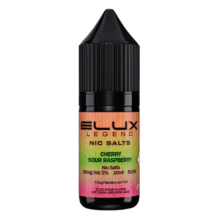 Elux E-Liquid Cherry Sour Raspberry - 10mg Vape Shop Belper, Derby, Ripley