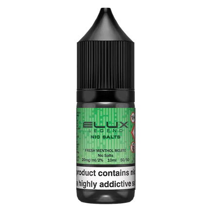Elux E-Liquid Fresh Menthol Mojito - 10mg Vape Shop Belper, Derby, Ripley