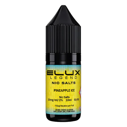 Elux E-Liquid Pineapple Ice - 10mg Vape Shop Belper, Derby, Ripley