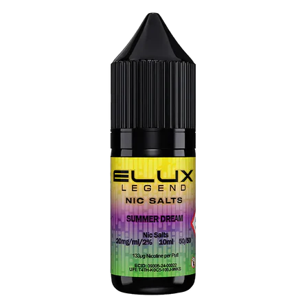 Elux E-Liquid Summer Dream - 10mg Vape Shop Belper, Derby, Ripley