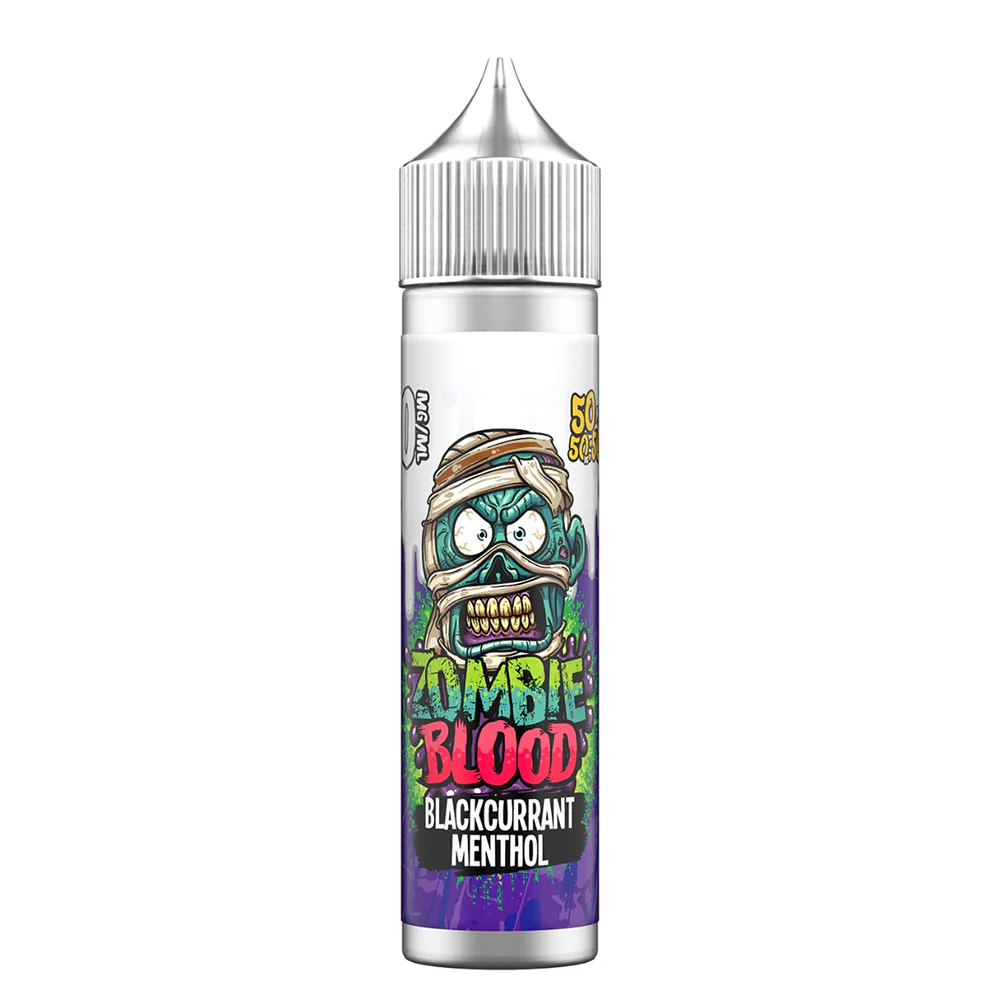 Blackcurrant Menthol 50ml Zombie Blood Vape Shop Belper, Derby, Ripley