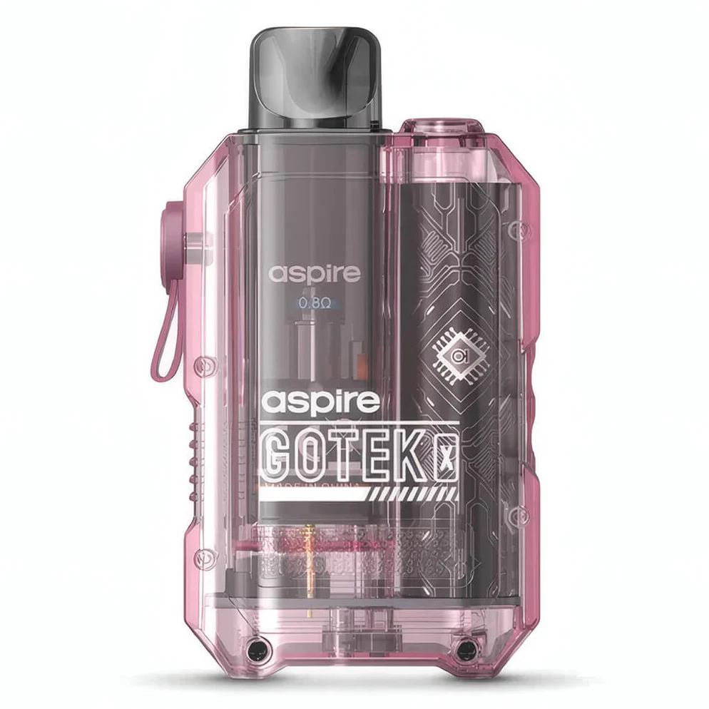 Aspire Gotek X (Transparent Pink) Vape Shop Belper, Derby, Ripley