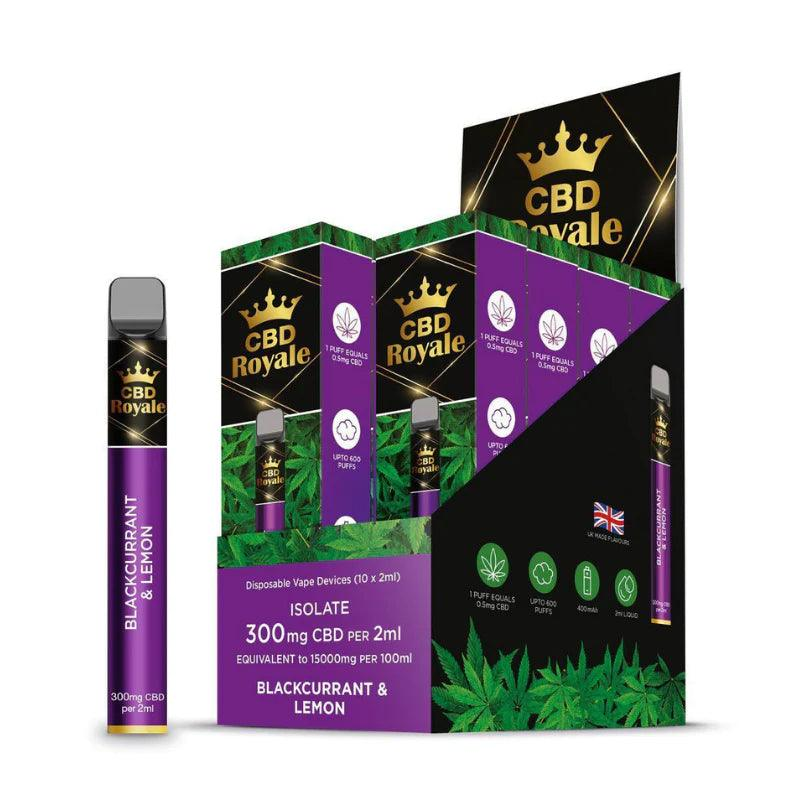 CBD Royale - Blackcurrant Lemon 3000mg E-Liquid Vape Shop Belper, Derby, Ripley