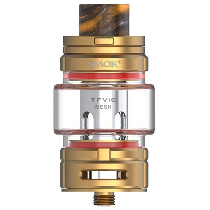 Smok - TFV16 Mesh Sub-Ohm Tank (Gold) Vape Shop Belper, Derby, Ripley