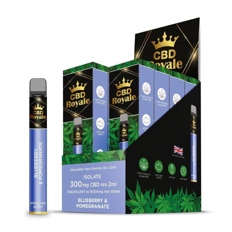 CBD Royale - Blueberry Pomegranate 3000mg E-Liquid Vape Shop Belper, Derby, Ripley