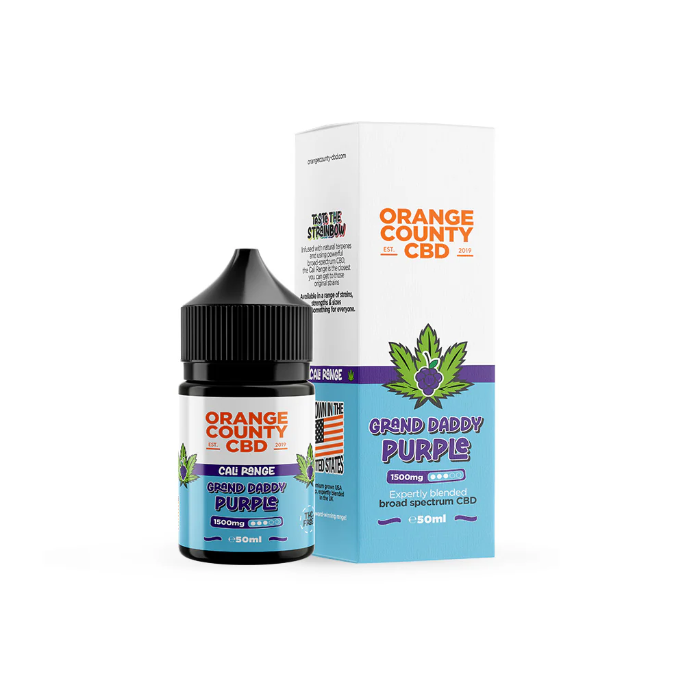 Orange County Grandy Daddy Purple 50ml 1500mg Vape Shop Belper, Derby, Ripley