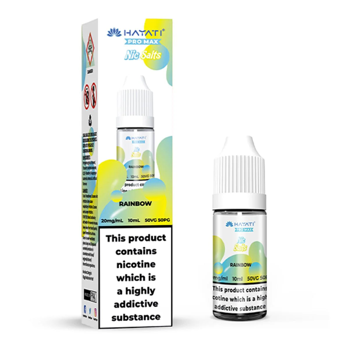 Hayati Nic Salt - Rainbow 10mg Vape Shop Belper, Derby, Ripley