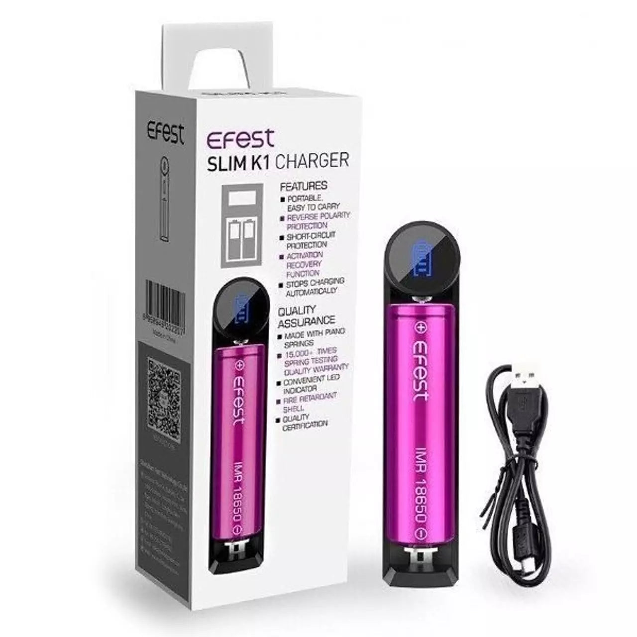 Efest Slim K1 Charger Vape Shop Belper, Derby, Ripley