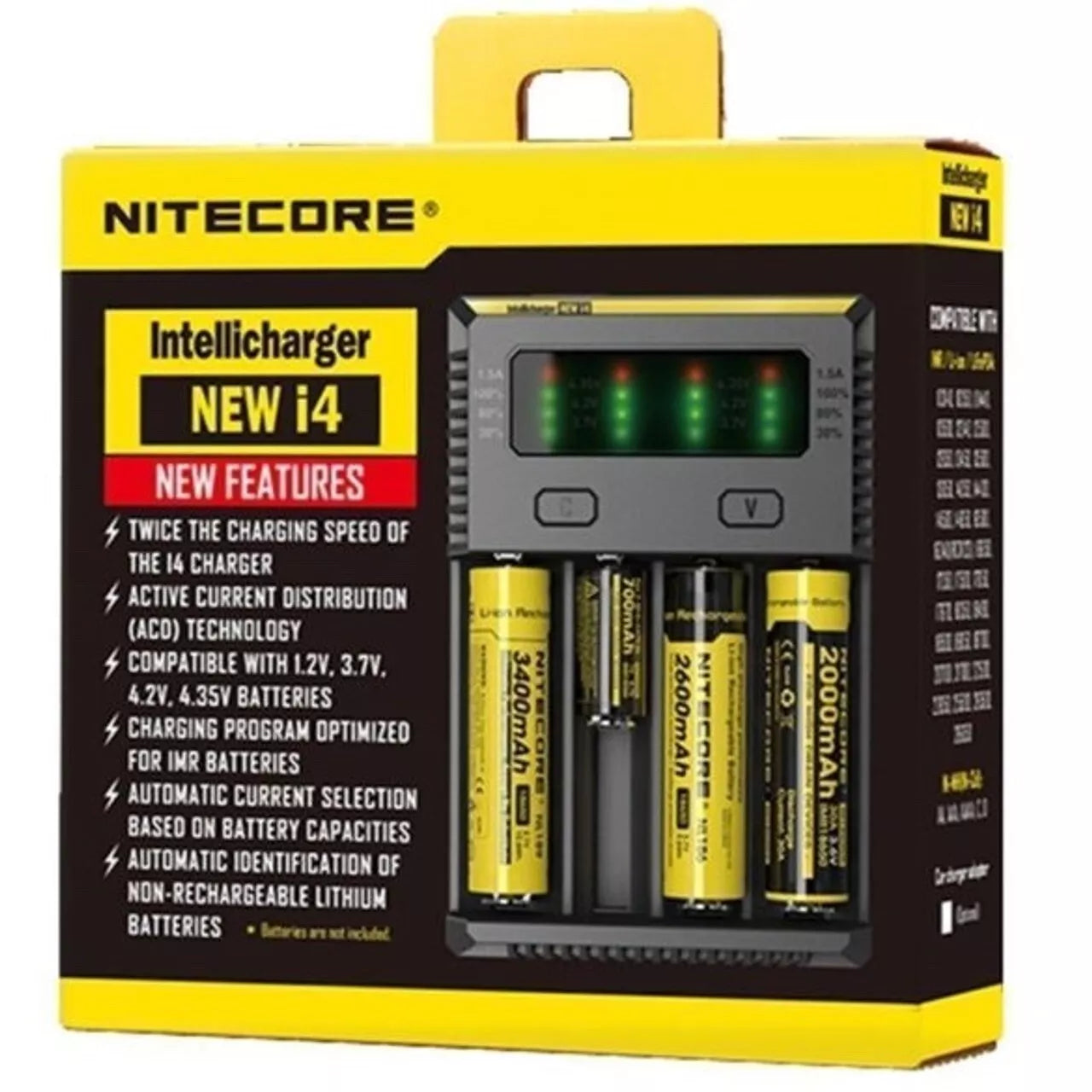 Nitecore New i4 Intellicharger Vape Shop Belper, Derby, Ripley