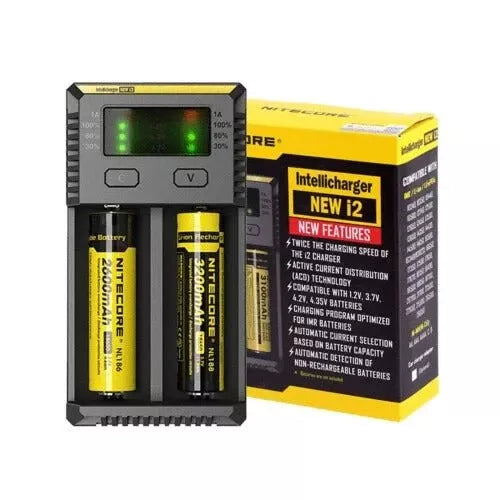 NITECORE I2 Charger Vape Shop Belper, Derby, Ripley