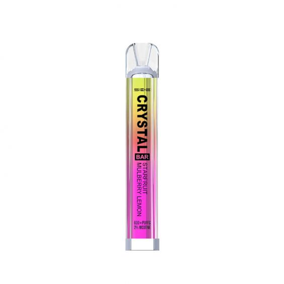 Crystal 600 Disposable Vape-Starfruit Mulberry Lemon Vape Shop Belper, Derby, Ripley