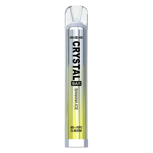 Crystal 600 Disposable Vape-Banana Ice Vape Shop Belper, Derby, Ripley