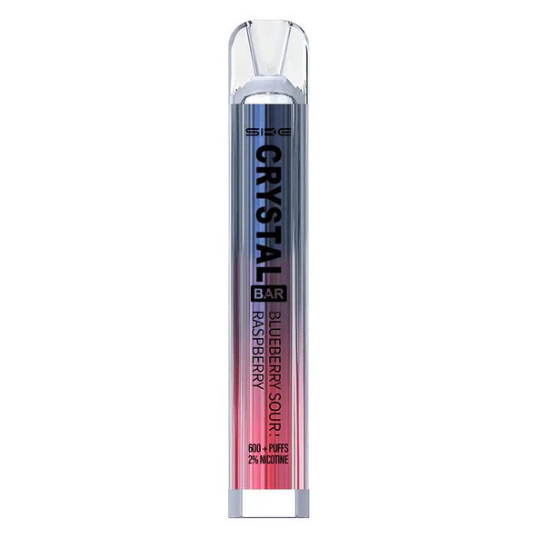 Crystal 600 Disposable Vape-Blueberry Sour Raspberry Vape Shop Belper, Derby, Ripley