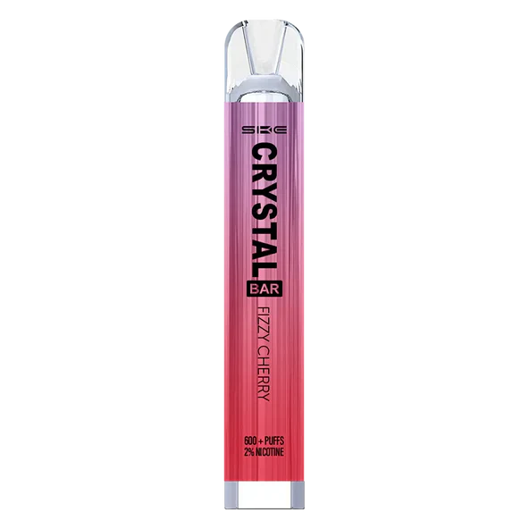 Crystal 600 Disposable Vape-Fizzy Cherry Vape Shop Belper, Derby, Ripley