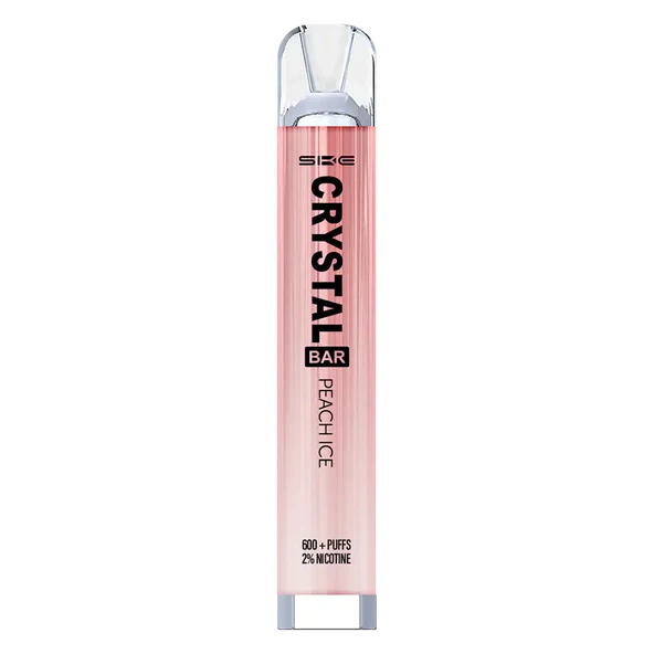 Crystal 600 Disposable Vape-Peach Ice Vape Shop Belper, Derby, Ripley