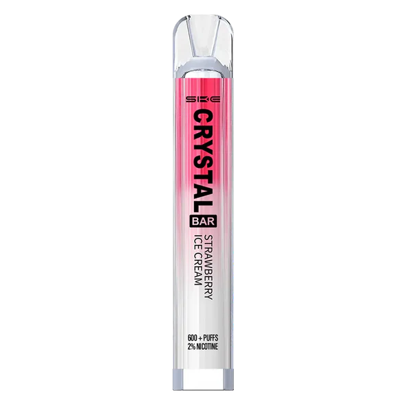 Crystal 600 Disposable Vape-Strawberry Ice Cream Vape Shop Belper, Derby, Ripley