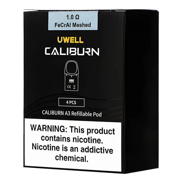 Uwell - Caliburn A3 POD 1Ohms Vape Shop Belper, Derby, Ripley