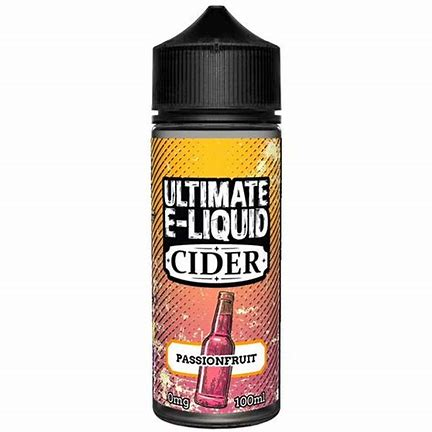 Passionfruit cider Vape Shop Belper, Derby, Ripley