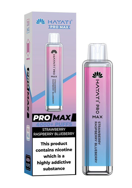 Hayati Pro Max - Strawberry Raspberry Blueberry Vape Shop Belper, Derby, Ripley