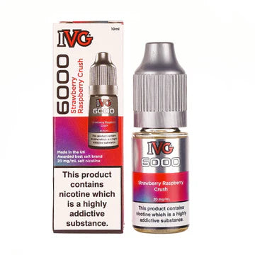 IVG E-Liquid - Strawberry Raspberry Crush - 10mg Vape Shop Belper, Derby, Ripley
