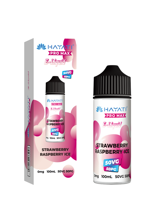 Hayati 50/50 E-Liquid - Strawberry Raspberry Ice Vape Shop Belper, Derby, Ripley