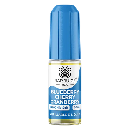 Bar Juice E-Liquid Blueberry Cherry Cranberry - 10mg Vape Shop Belper, Derby, Ripley