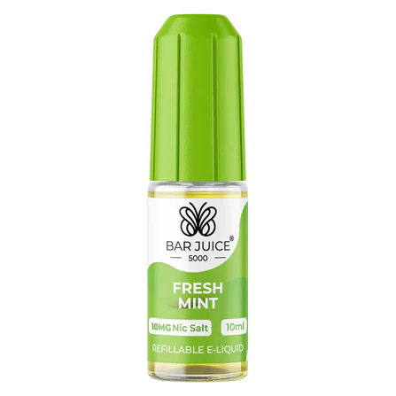Bar Juice E-Liquid Fresh Mint - 10mg Vape Shop Belper, Derby, Ripley