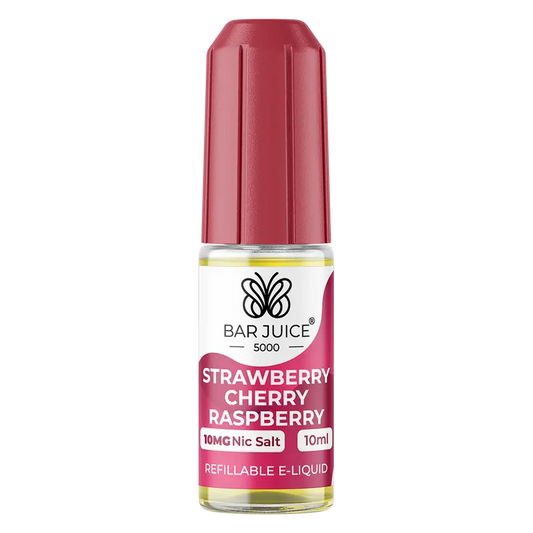 Bar Juice Nic Salt - Strawberry Cherry Raspberry 5mg Vape Shop Belper, Derby, Ripley