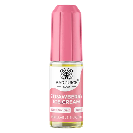 Bar Juice E-Liquid Strawberry Ice Cream - 10mg Vape Shop Belper, Derby, Ripley