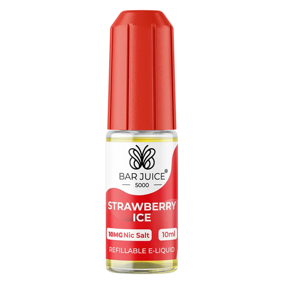 Bar Juice Nic Salt - Strawberry Ice 5mg Vape Shop Belper, Derby, Ripley