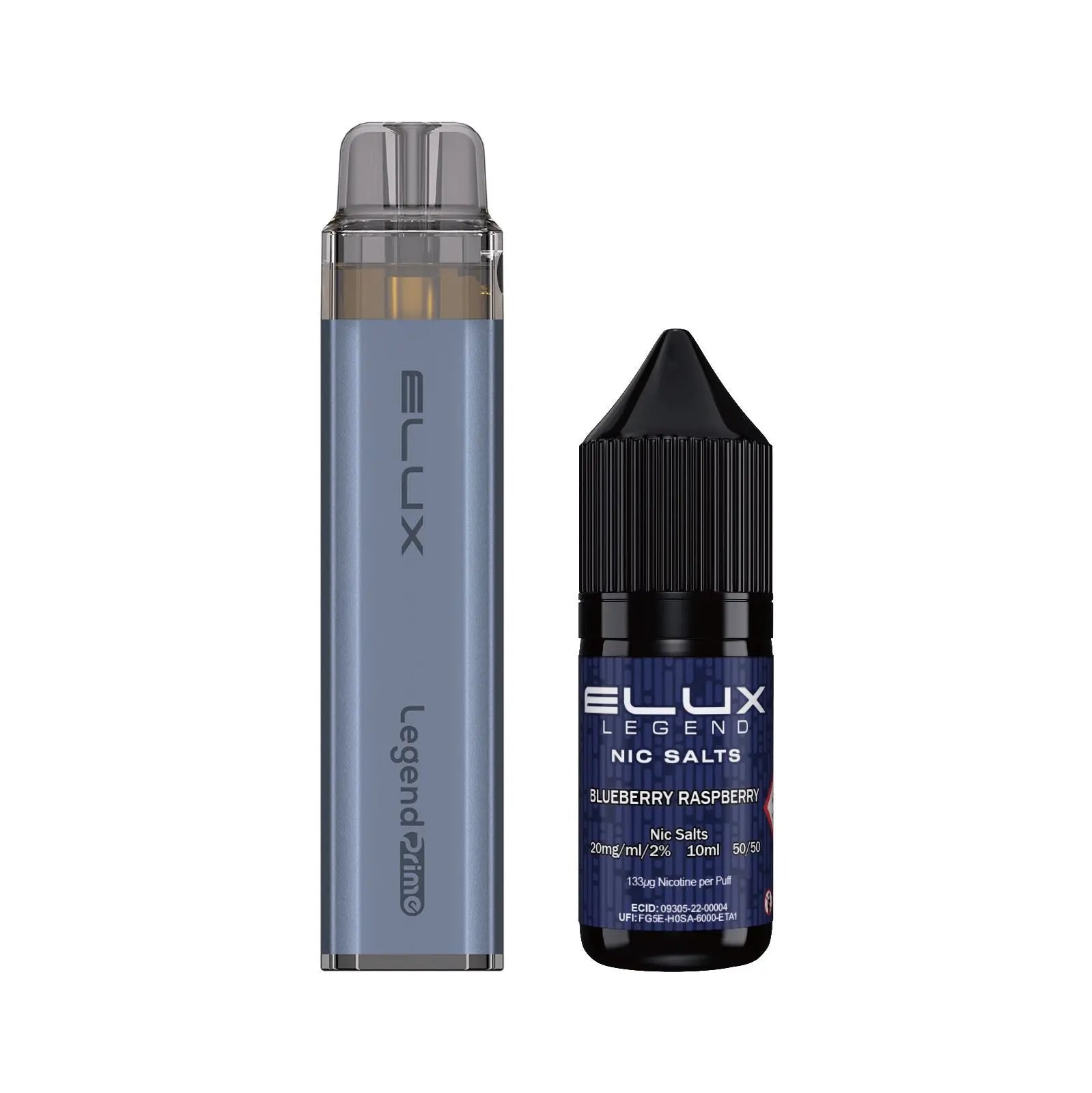 Elux Elux Legend Prime 5000 Disposable Vape Kit  - Blueberry Raspberry Vape Shop Belper, Derby, Ripley