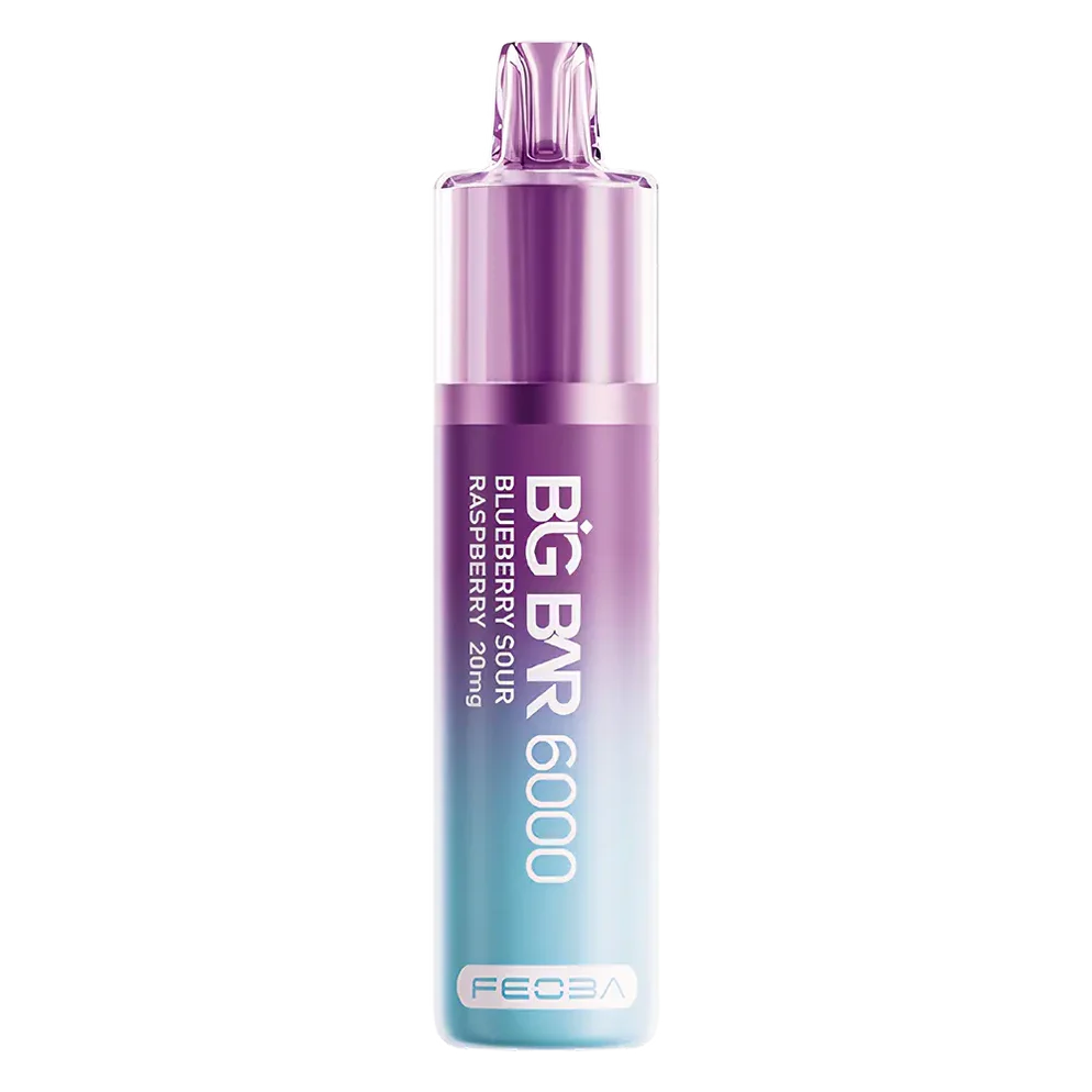 Big Bar 6000 Puffs - Blueberry Sour Raspberry Vape Shop Belper, Derby, Ripley