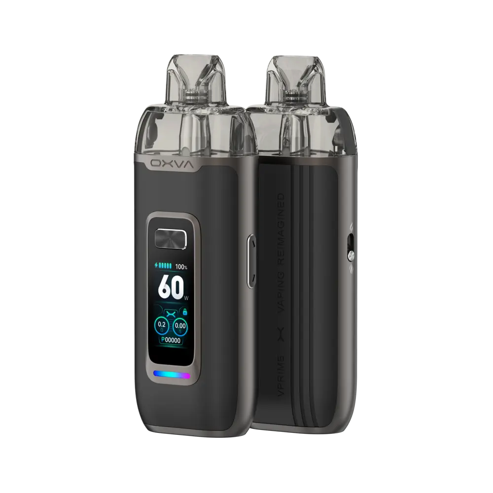 Oxva VPrime (black leather) Vape Shop Belper, Derby, Ripley