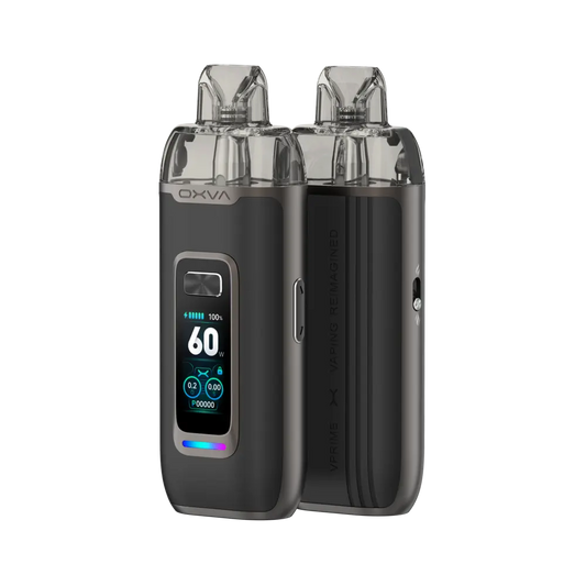 Oxva VPrime (black leather) Vape Shop Belper, Derby, Ripley