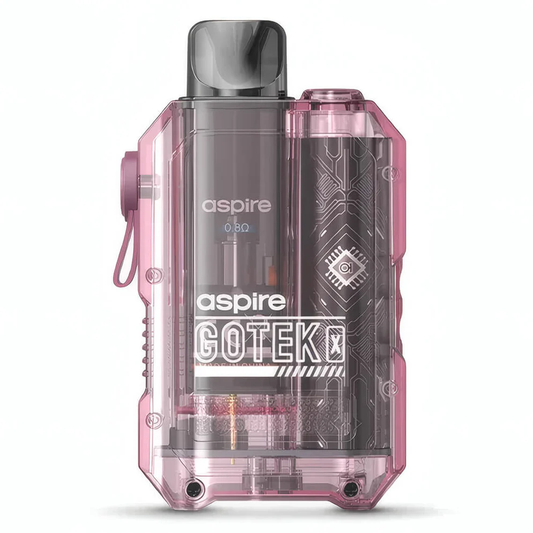 Aspire Gotek X (Transparent Pink) Vape Shop Belper, Derby, Ripley