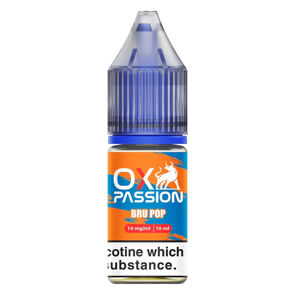 OX Passion by OXVA E-Liquid - Bru Pop - 10mg Vape Shop Belper, Derby, Ripley