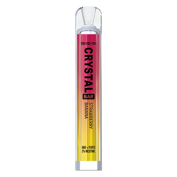 Crystal 600 Disposable Vape-Strawberry Banana Vape Shop Belper, Derby, Ripley